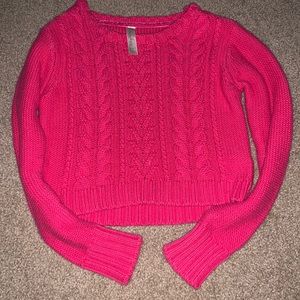 Girls Pink Sweater